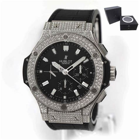 hublot watch black diamond|hublot geneve diamond price.